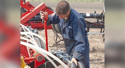 Precise leveling is critical to achieving a consistent seedbed