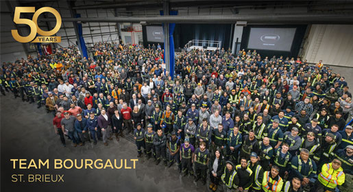 the dedication and skill of the talented team of the many men and women who have been the backbone of Bourgault Industries