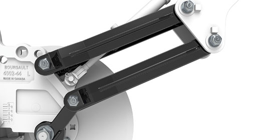 The parallel arm design provides both accuracy and consistency in varying field conditions