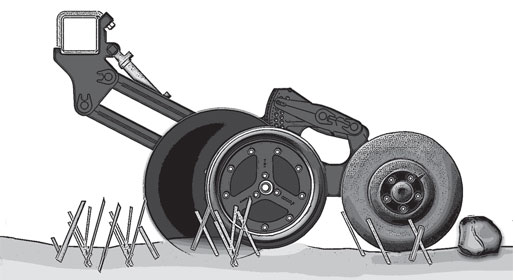 The walking axle design splits the opener downforce to deliver unprecedented seed depth consistency.