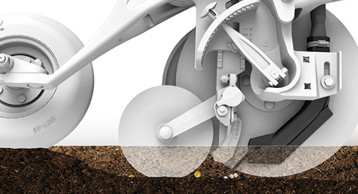 The 3820 PLR™ opener lets you place starter granular fertilizer with singulated seed.