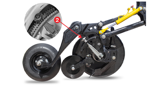 The PLR is a single disk opener designed for the functions of both planting and seeding