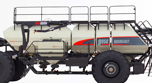 9000 I Series Air Seeders comprise of 4 individual compartments, with the option of a 5th Saddle Tank.