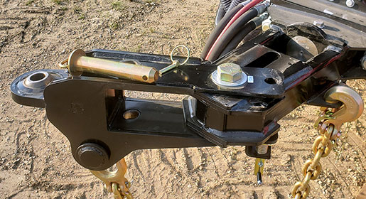 The EZ Hitch option will greatly improve ease of implement hook up.
