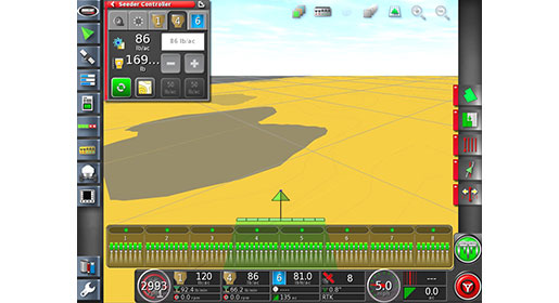 Variable Rate Map with Seeder Controller Mini-View