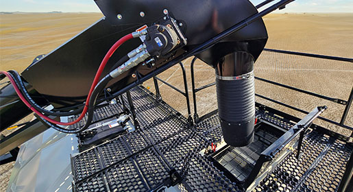 The Wing Tank offers 66 bushels of usable fill volume, enhancing productivity and agronomic flexibility with a single-point fill conveyor.