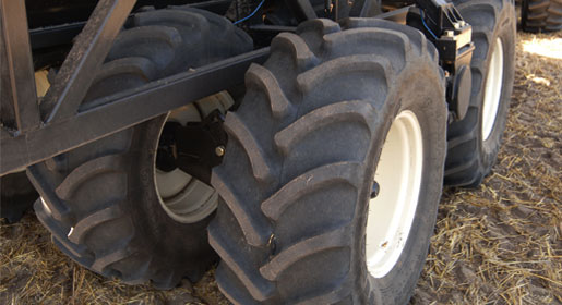 The lug pattern on this tire will keep them rolling in extreme wet conditions, as well as the ability to shed mud.