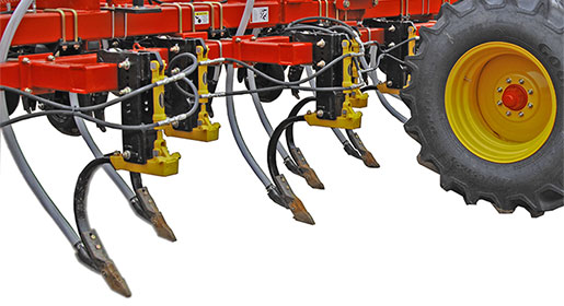 Bourgault Mid Row Shank consists of an opener mounted to edge-on shank.