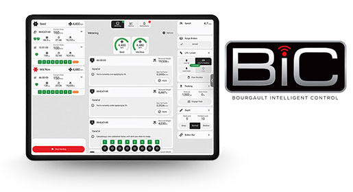 BiC's intuitive interface ensures easy operation and quick adjustments, boosting productivity and optimizing seeding.