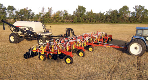 One-pass seeding is achieved while maintaining current moisture levels