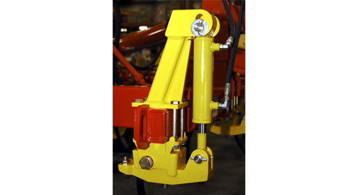 The hydraulic trip assembly offers a wide range of trip force adjustment