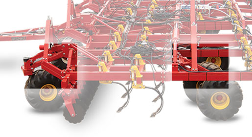 The Parallel arms and rear walking axles increase strength and obstacle clearance